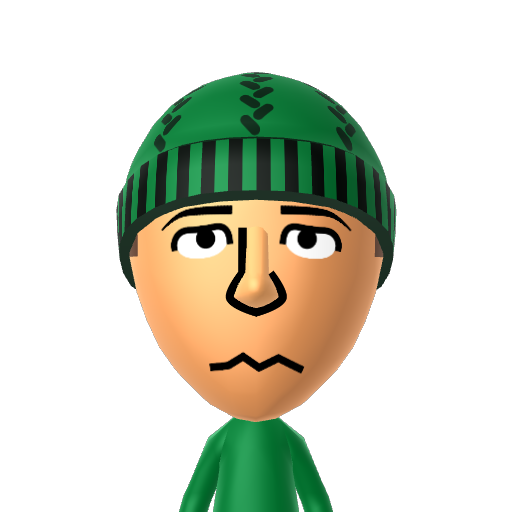 たがわゆ Mii character: A Mii from Jinsei Game Wii