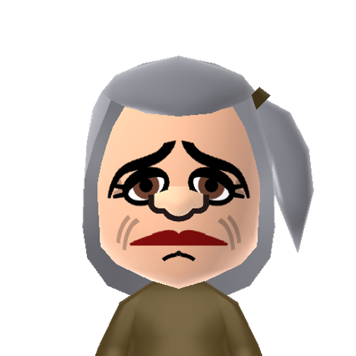 JerriBlank Mii character: The main character from the cult TV show "Strangers With Candy". Played by Amy Sedaris.
