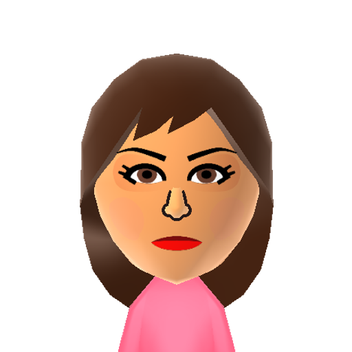 Alison Mii character: A character from the show "Orphan Black." Played by Tatiana Maslany.