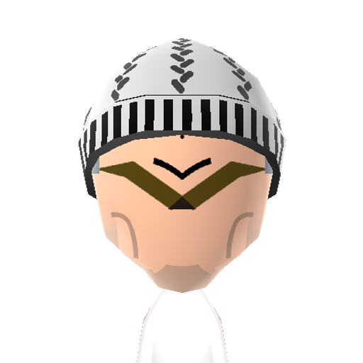 Genji Mii character: The cyborg ninja from the first-person shooter game "Overwatch".