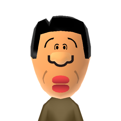 アナゴ Mii character: These are extracted and derived from the Mii Central Miis from the 3DS Miitopia.