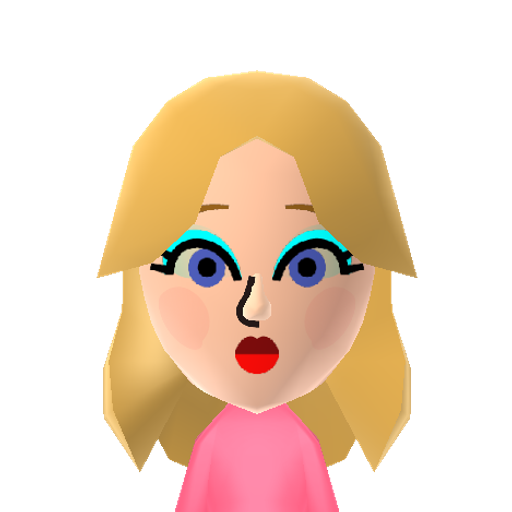 Princess.P Mii character: From Mario games. This version of princess of Mushroom Kingdom is from the Tomodachi Life direct. Watch it and you'll see her!