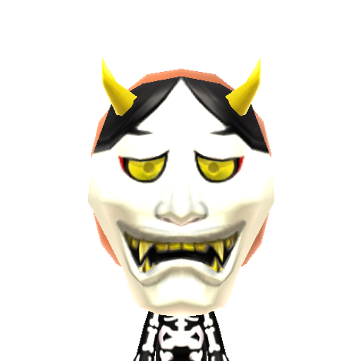 Satan Mii character: This Mii is a resident on OhhMyKawaii's island