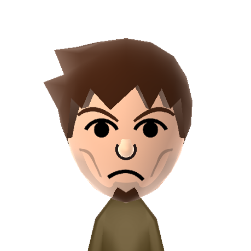 Darrell Mii character: Norman Reedus also known as Darrell Dixon in the TV series "The Walking Dead".