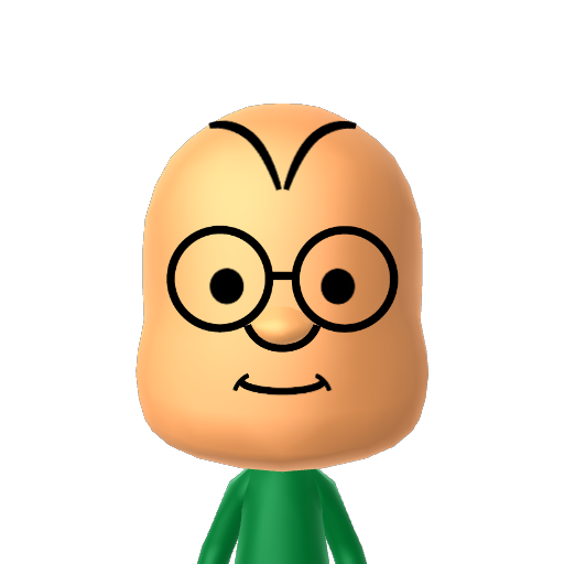 ? Mii character: A Mii uploaded to Check Mii Out Channel (WiiLInk)