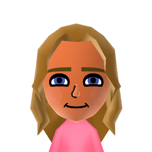 Wii U Barb Mii character: A Mii from Wii Sports On Steroids, a mod for WIi Sports