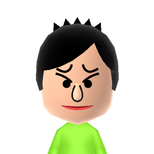 NINTENDO Mii character: A Mii found in unused WaraWara files