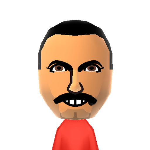 F. Mercury Mii character preview
