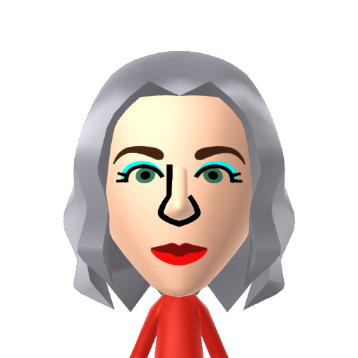 Lady Gaga Mii character: Pop Singer who has hits like Poker Face.