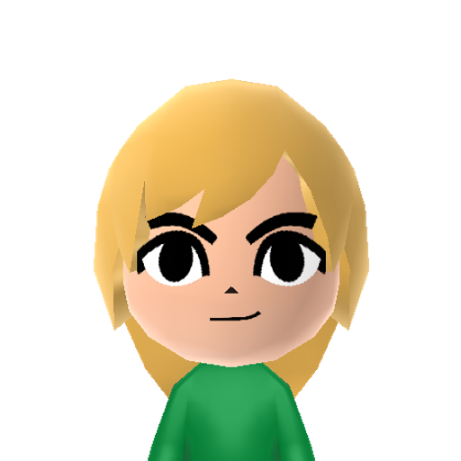 Toon Link Mii character preview