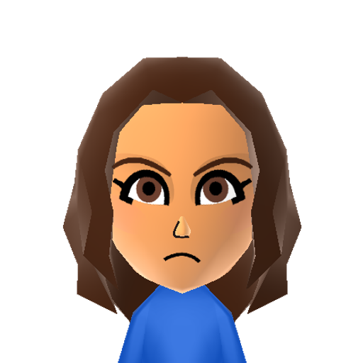 Hanna Mii character: The female desert warrior from Sammy's obscure fighting game Survival Arts.