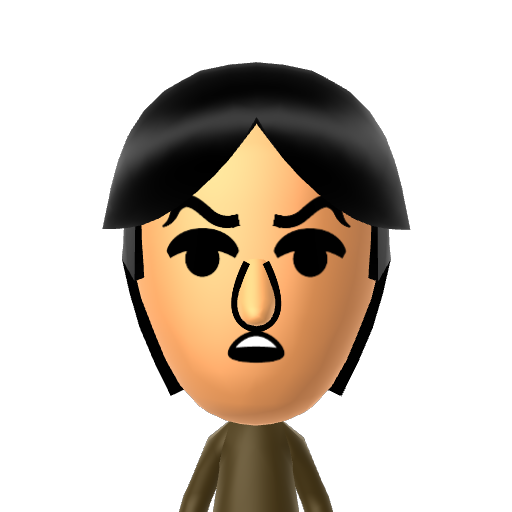 ? Mii character: A Mii uploaded to Check Mii Out Channel (WiiLInk)