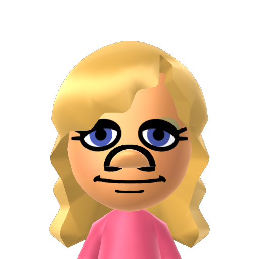 Miss Piggy Mii character: Miss Piggy is one of the main Muppets. She is a pig and is known for her short temper and relationship with Kermit the Frog.