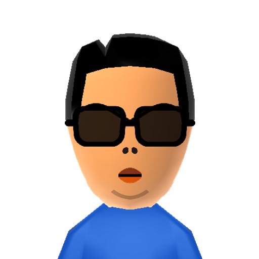 Psy Mii character preview