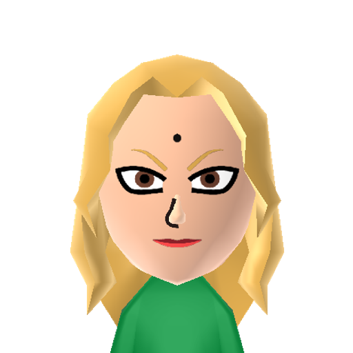 Tsunade Mii character preview