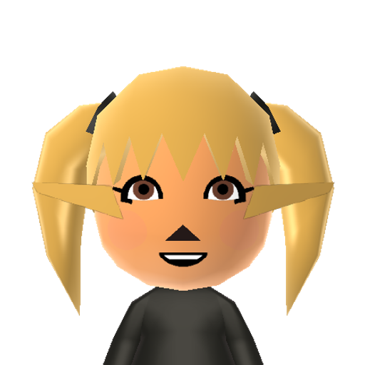 Shantotto Mii character: Legendary tarutaru black mage from the "Final Fantasy" universe.