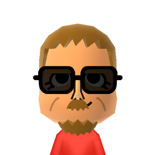 スピルバーグ Mii character: A Mii from Jinsei Game Wii EX