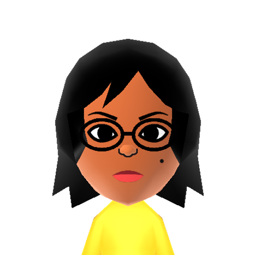 Molli Mii character: A Mii from Wii Sports Resort: Meme Squad, a mod for Wii Sports Resort