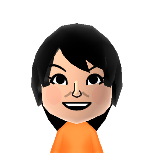 みち　やすえ Mii character: A Mii from Yoshimoto Comedians