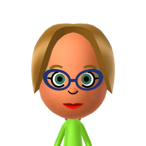 Natalie Mii character: A Mii from Wii Sports Resort: Meme Squad, a mod for Wii Sports Resort