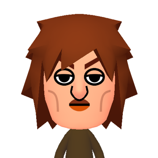 ¾¿ÀÁÂÃÄÅÆÇ Mii character: This Mii is from the Switch SDK as a SampleDB Mii.