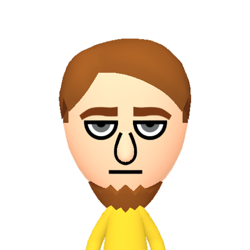 no name Mii character: This Mii is from the Switch SDK as a SampleDB Mii.