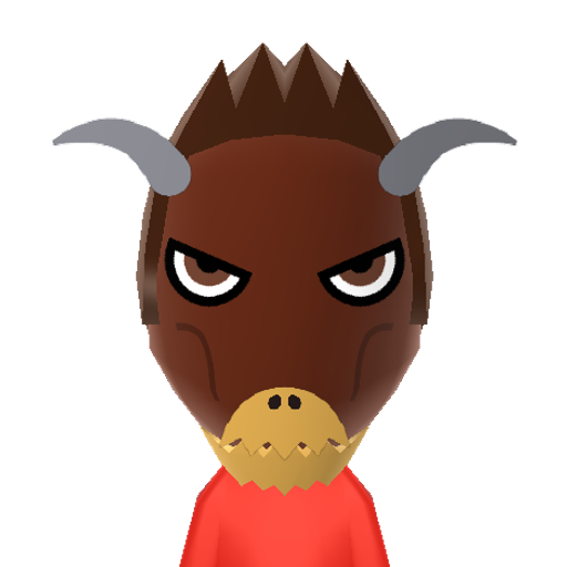 Red Bull Mii character: The icon of Red Bull energy drink. Red Bull gives you wings.