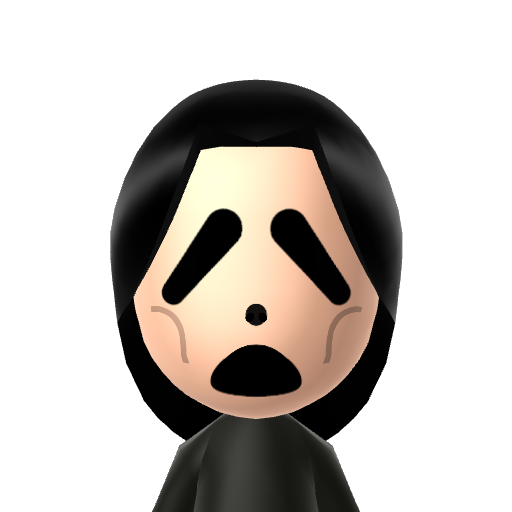 Scream Mii character: These are extracted and derived from the Mii Central Miis from the 3DS Miitopia.