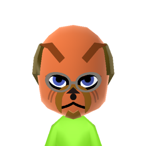 Fox Mii character preview