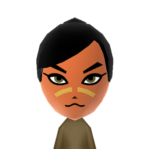 Nidalee Mii character: Bestial huntress from the game "League of Legends".