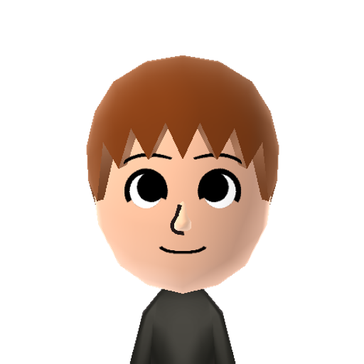 Boy Mii character: From the "Double Date" game in "Rhythm Heaven Fever". While spending time with a special someone, he kicks away various sports balls that attempt to interrupt the date.