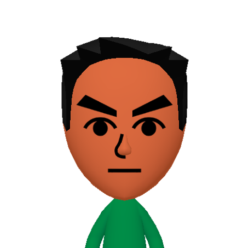 no name Mii character: This Mii is from the Switch SDK as a SampleDB Mii.