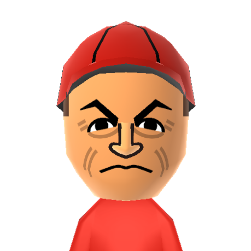 Akainu Mii character preview