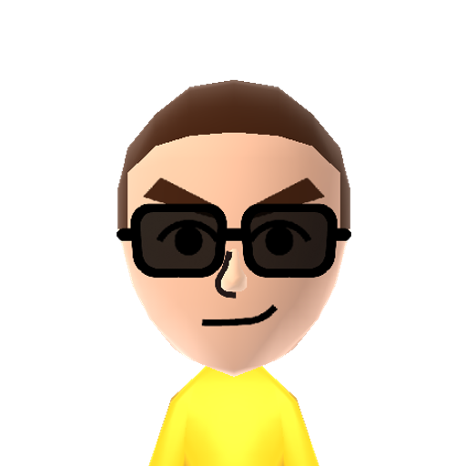 Lance Mii character: A Mii from Jackson's WSR Mod, a mod for Wii Sports Resort.