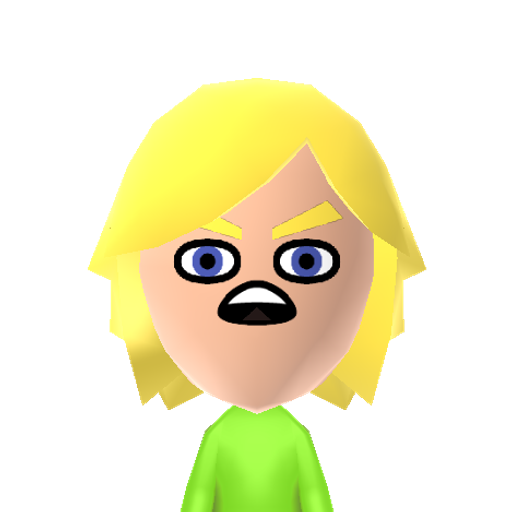 Lonk Mii character: This is a Mii uploaded for the 3DS version and distributed by Mii Central for both the 3DS and Switch versions of Miitopia. - Character derived from Link from the Legend of Zelda series.