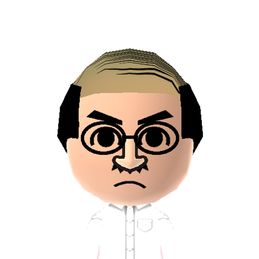 Kelly Mii character: Stan Kelly Green, a cartoonist for The Onion. (Source: https://tomodachiqr.tumblr.com/post/92149403973)