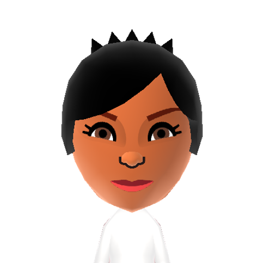 Lisa Raye Mii character: Actress and fashion designer, best known for portraying Neesee James on the sitcom "All of Us".