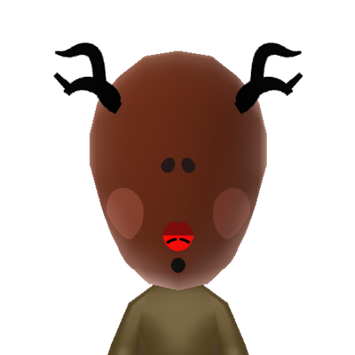 Rudolph Mii character preview