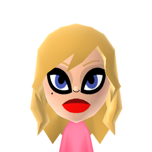 Bratz Mii character: The popular girl's doll from the 2000's. A bit terrifying. Passion for fashion.