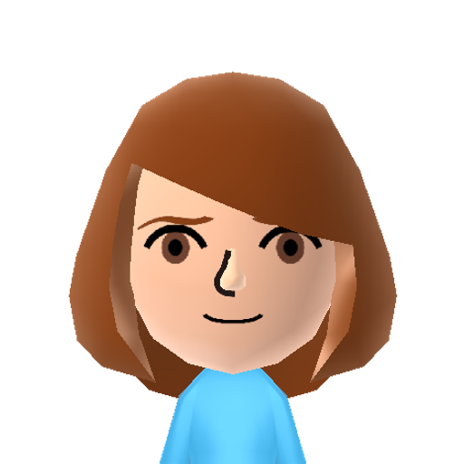 Nausicaä Mii character: Main character in anime movie "Nausicaa Valley of the Wind".