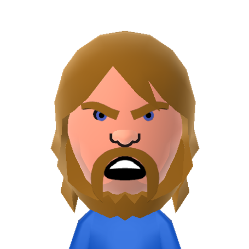 Jim Duggan Mii character: 2x4 toting wrestler who shouts "hoooooo"!