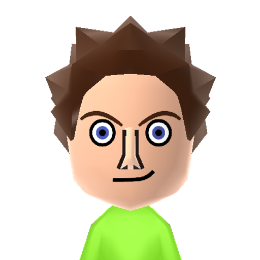 Beakman Mii character: Paul Zaloom as "Beakman" from "Beakman's World"