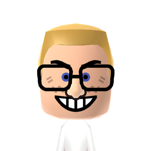 Rad Mii character: From the Legend of Zelda 80's commercial, where two kids rap a song.