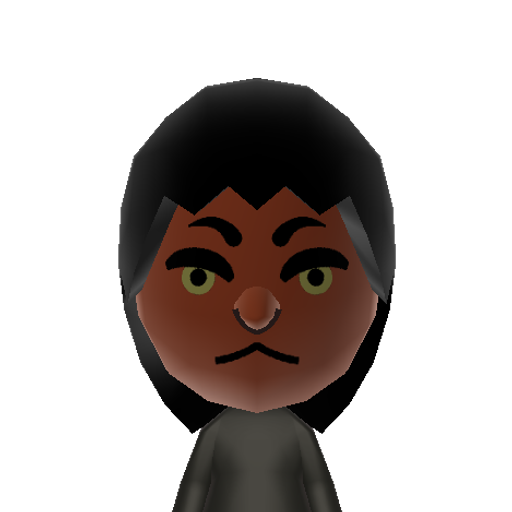 Bluey Mii character: My cat