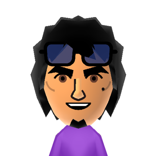 Lorenzo Mii character: A Mii from Jackson's WSR Mod, a mod for Wii Sports Resort.
