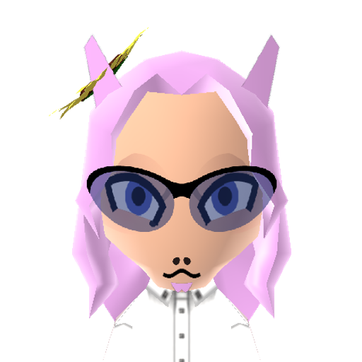 Mewtwo Mii character: My old mii from my old 2ds