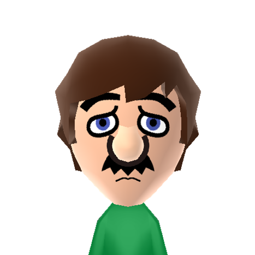 Luigi Mii character preview