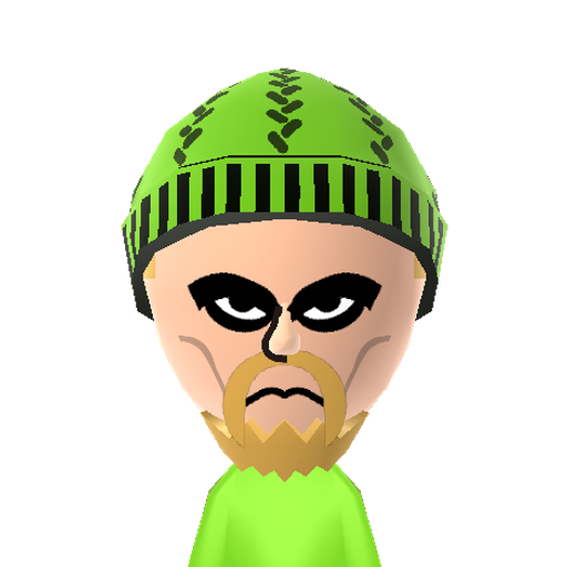 arrow Mii character: Archer superhero from DC comics.