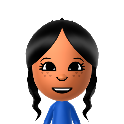 Juanita Mii character: A Mii from Wii Sports Resort: Meme Squad, a mod for Wii Sports Resort