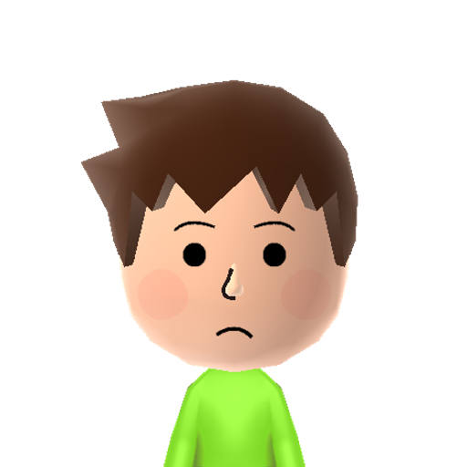 はると Mii character: NNID: HaRuTo0220gg